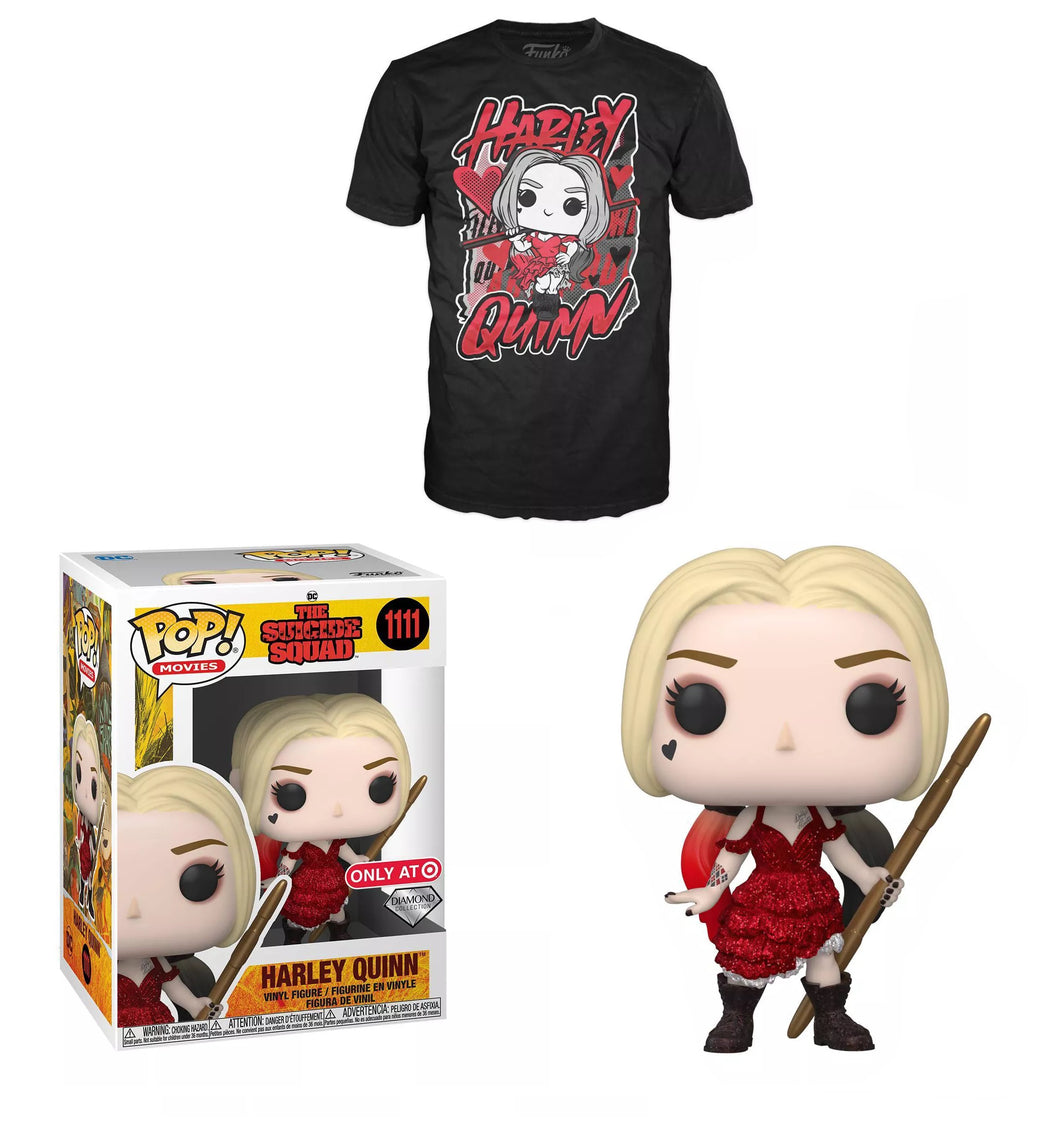 Funko DC Suicide Squad Harley Quinn Funko and T-Shirt Target Exclusive #1111