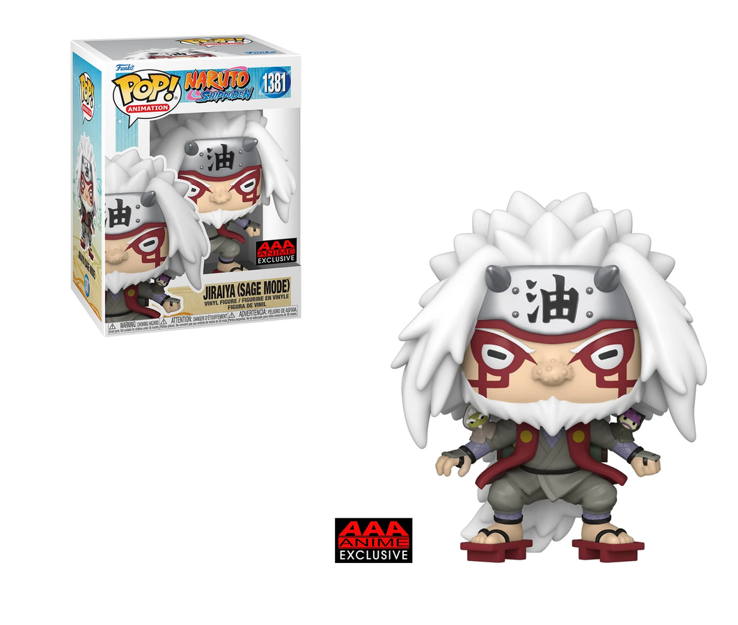 Funko Naruto: Shippuden Jiraiya Sage Mode AAA Anime Exclusive #1381