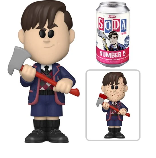 Funko Soda Pop Umbrella Academy- Number 5 w/Chance at Chase 10K PC