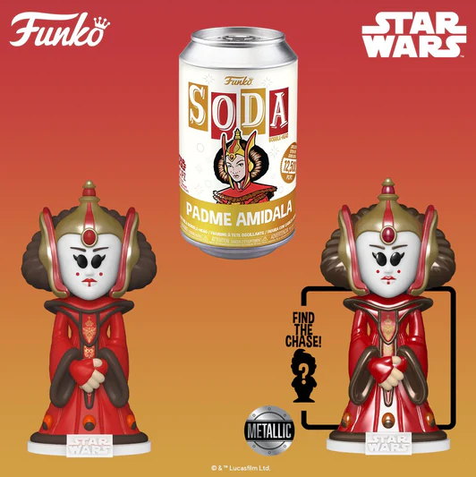 Funko Soda Star Wars Padme Amidala 12.5K PC w/Chance at Chase