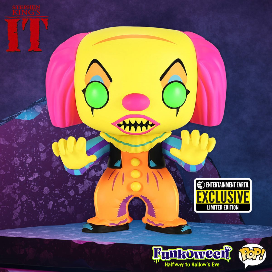 Funko IT Pennywise Black Light EE Exclusive #55