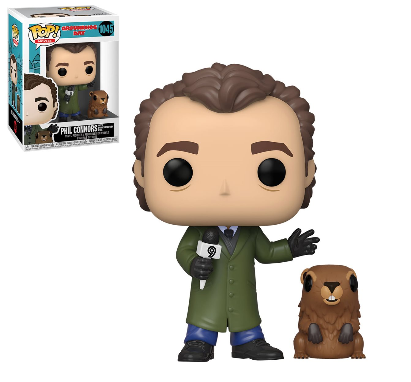 Funko Groundhog Day Phil Connors w/Punxsutawney Phil #1045 – Collector