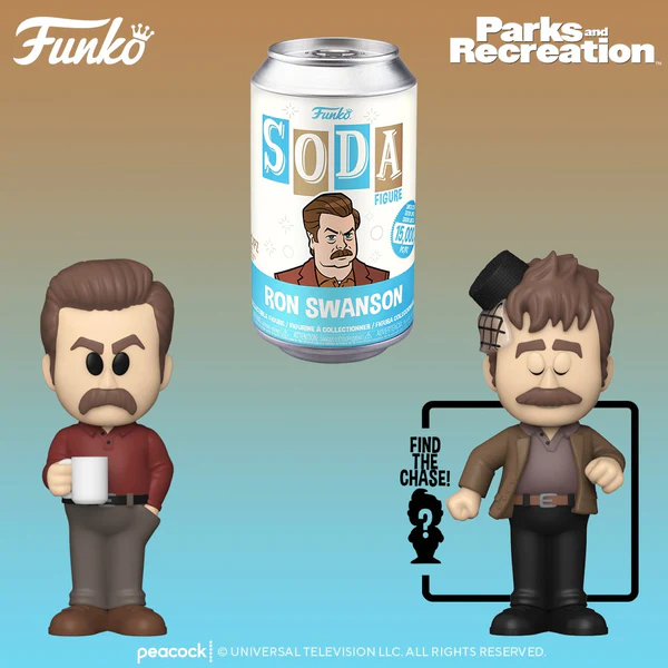 Funko Soda Parks and Recreation Ron Swanson 15K PC w/Chance at Chase