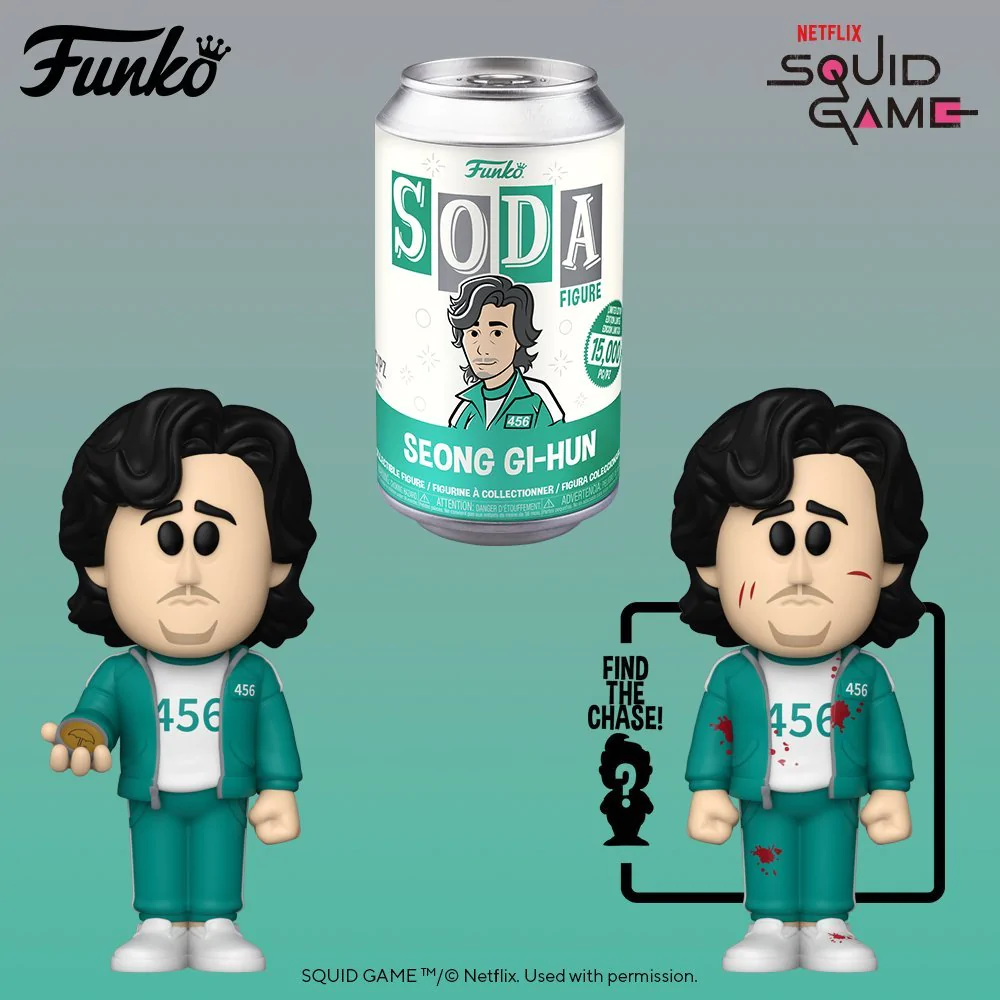 Funko Soda Squid Games Seong Gi-Hun 14.99K PC w/Chance at Chase