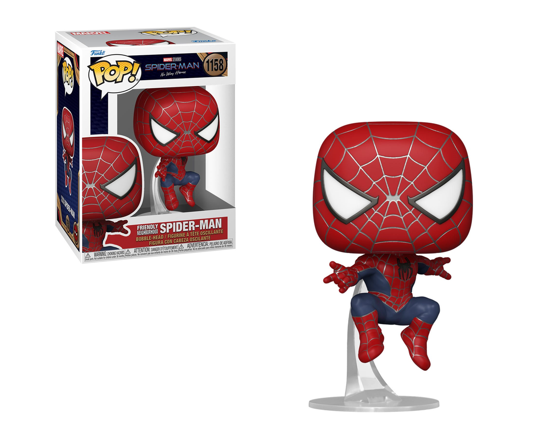 Funko Marvel Spider-Man: No Way Home Friendly Neigborhood Spider-Man Leaping #1158