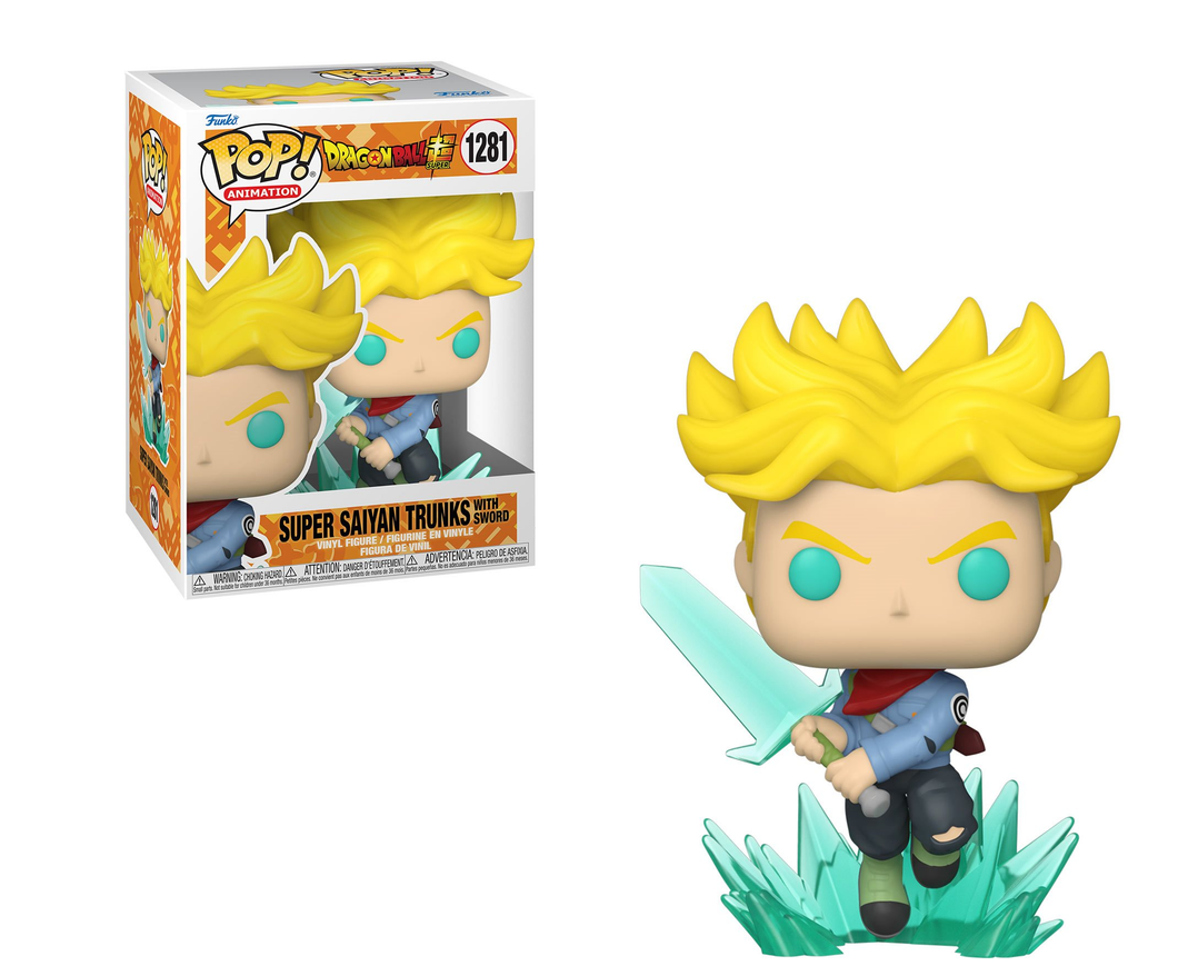 Funko Dragon Ball Super Super Saiyan Trunks w/Sword #1281